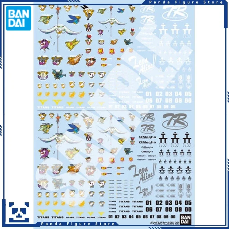 Bandai Gunpla Water Sticker DX 09 ADVANCE OF Z Series For AOZ Theme PB Limited Action Figure Gundam Assembly Kit