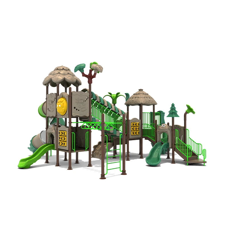 Large Children's Slide Structure with Climbing Frames - Outdoor Playground Combo for Parks