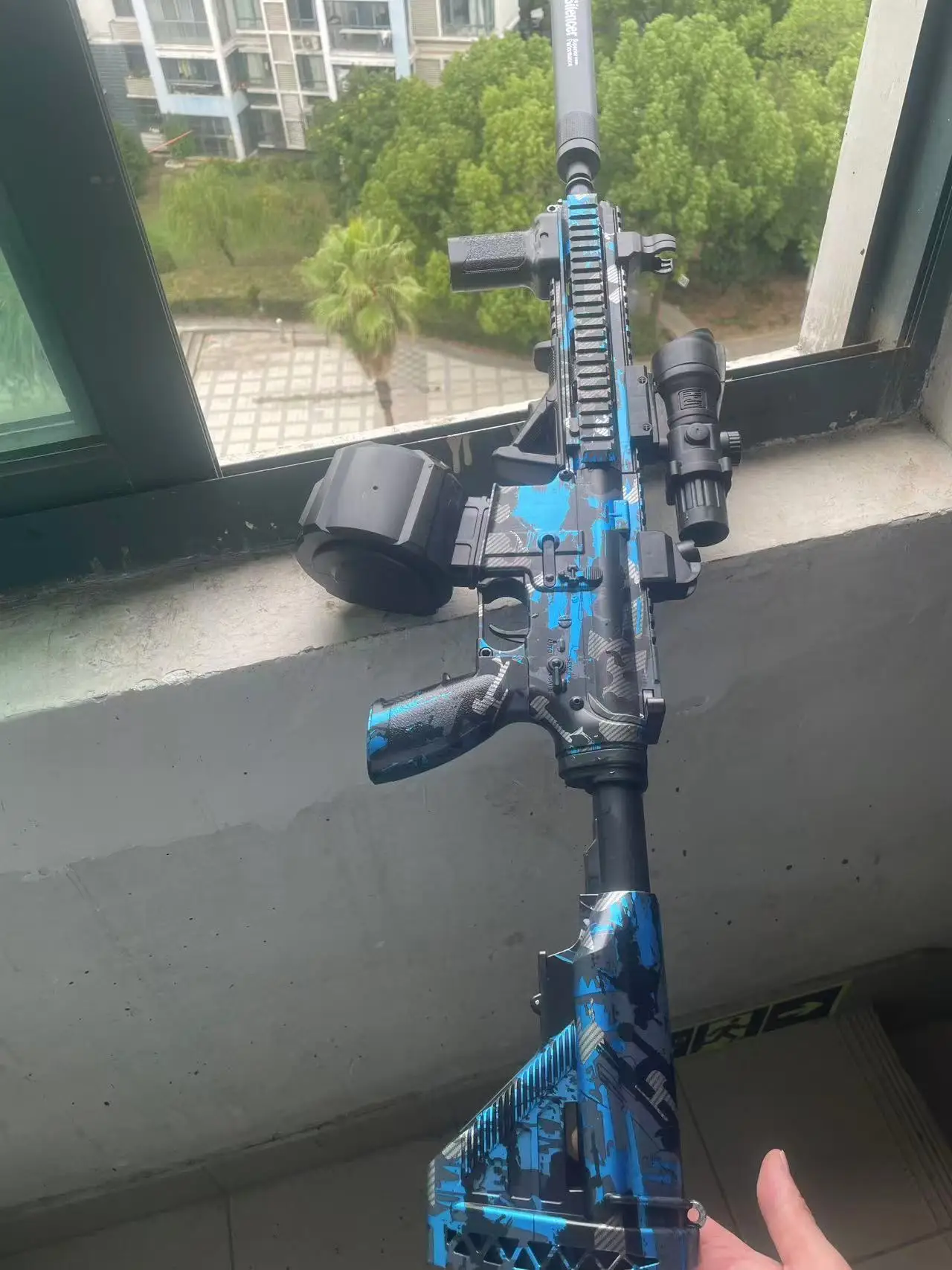 Legal bola de gel elétrica blaster auto eco amigável gel água grânulo brinquedo arma longo alcance jogo batalha ao ar livre presente para adolescentes e adultos