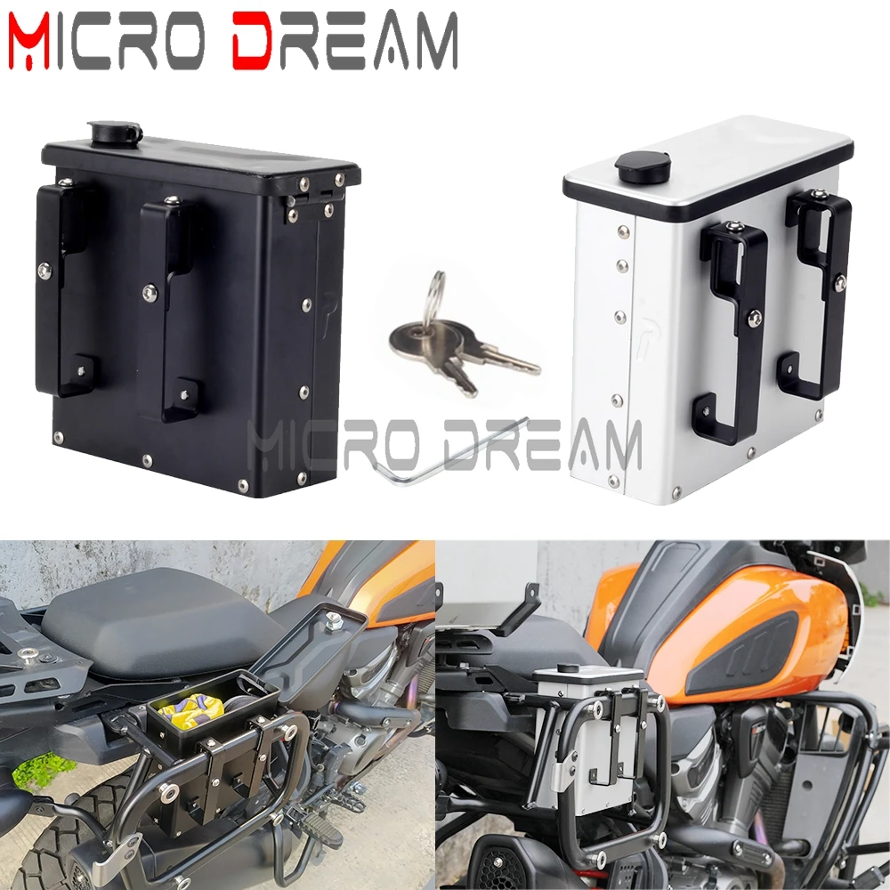 

2.3 Liters Rear Seat Right Side Storage Cargo Case Toolbox Tool Box For Harley Pan America 1250 RA1250 Special RA1250S CVO 21-24