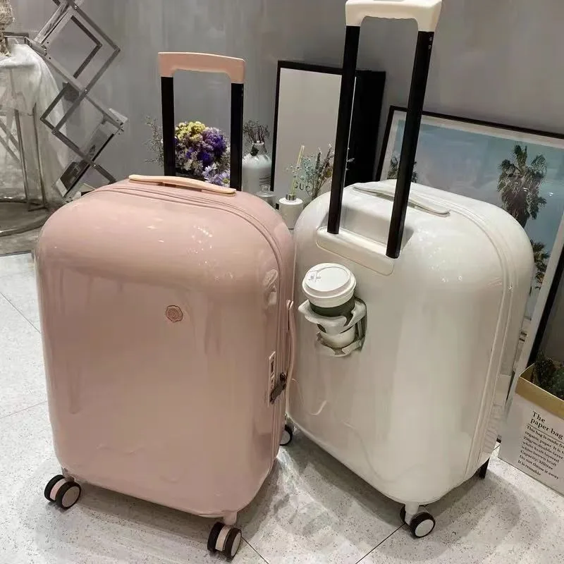 Ice-cream suitcase female student trolley case 18 inch sturdy and durable boarding box 26 suitcase male password suitcase