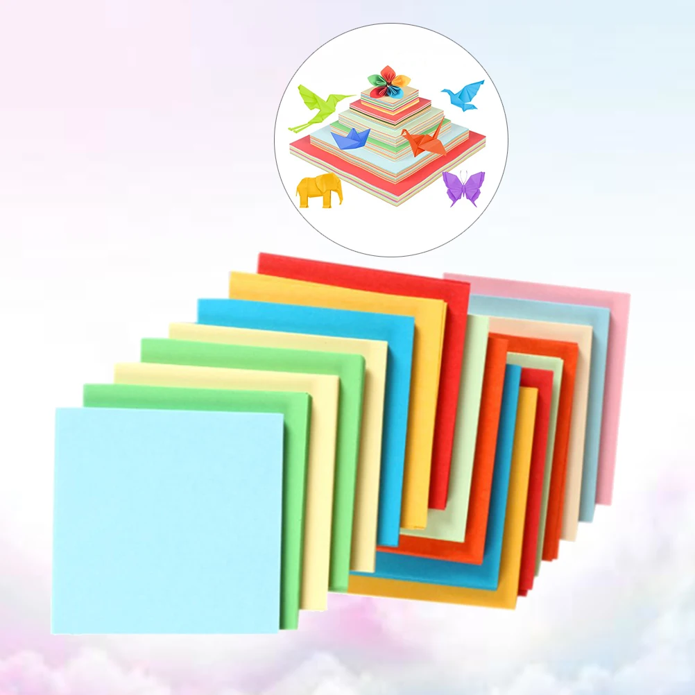 

Colorful Double Sided Origami Paper Square Sheets For Arts Crafts Projects Foldable Art Parent-Child Interaction