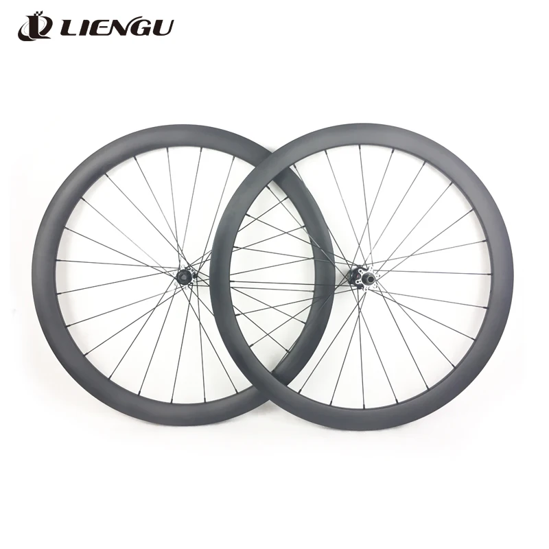1290g 36T Ratchet 700C Road Bicycle Carbon Wheel Disc Brake 55mm Asymmetric 24H LGCDL-RD006 25mm Width Tubeless Clincher