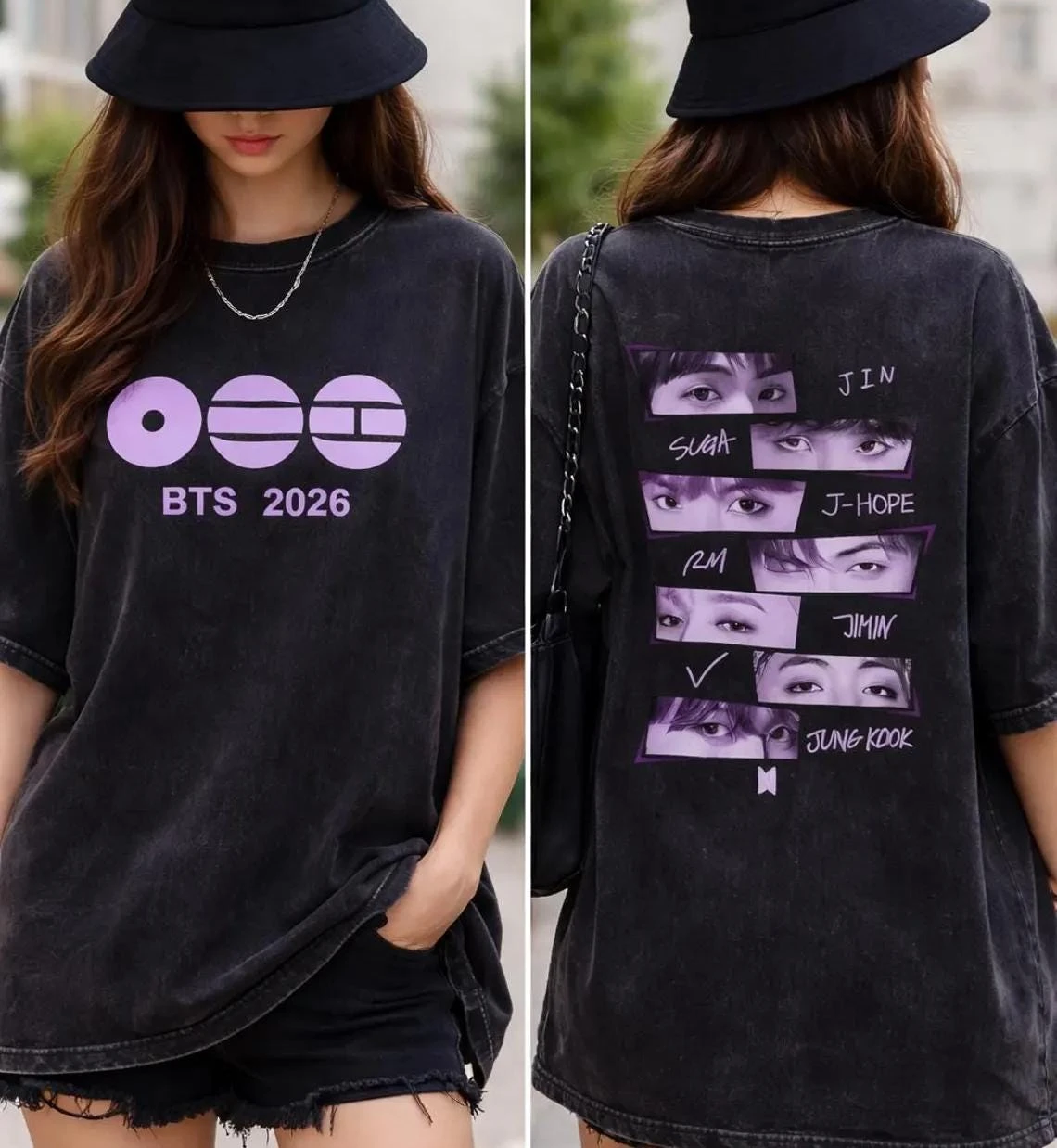 Camiseta Gráfica Kpop ARIRANG BTS Bangtan Sonyeondan, Camiseta para Fãs de K-pop, Suga 2026, Verão, Unissex, Algodão, Camiseta Familiar Y2K