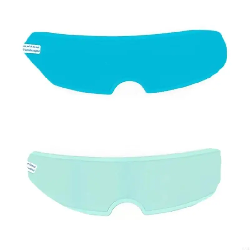 6XDF Double  Function Anti Rain & Anti Fog Film Moisture Proof Enhances Visibility & Safety During Motorcycle Rides for Helme