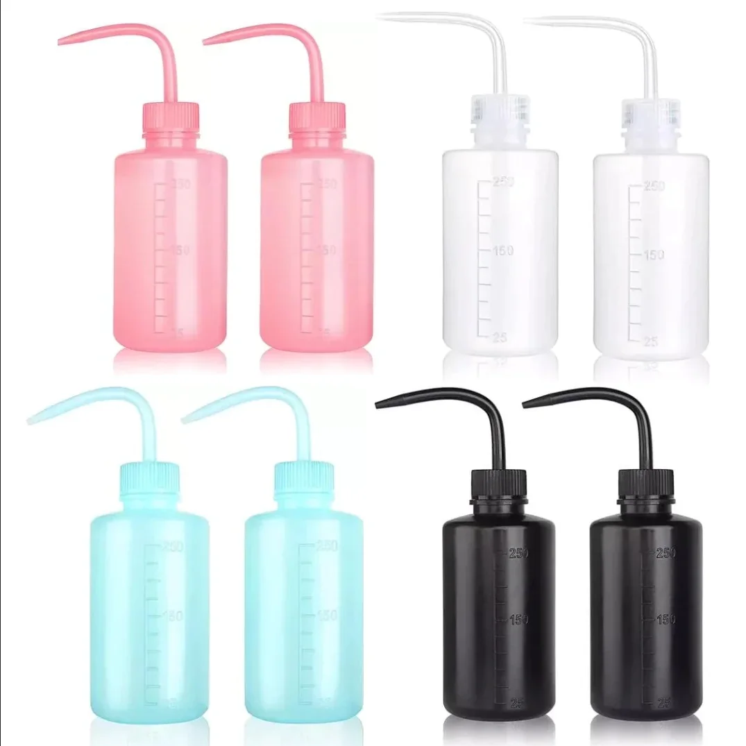 250/500 ml Tattoo Spray Flasche Hohe Qualität Kunststoff Sicherheit Waschen Flaschen Labor Nicht-Spray Tattoo Squeeze flasche Tattoo Zubehör – Detail 1