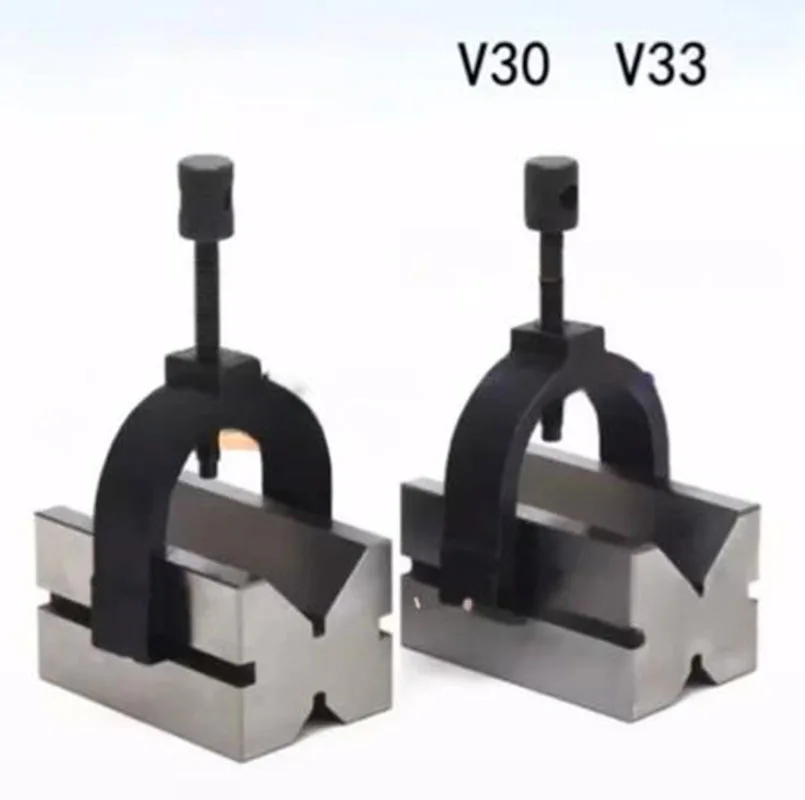 

V30 V33 High Precision V Block Clamp Set A Type Machinist Blocks and Clamp Tools Set