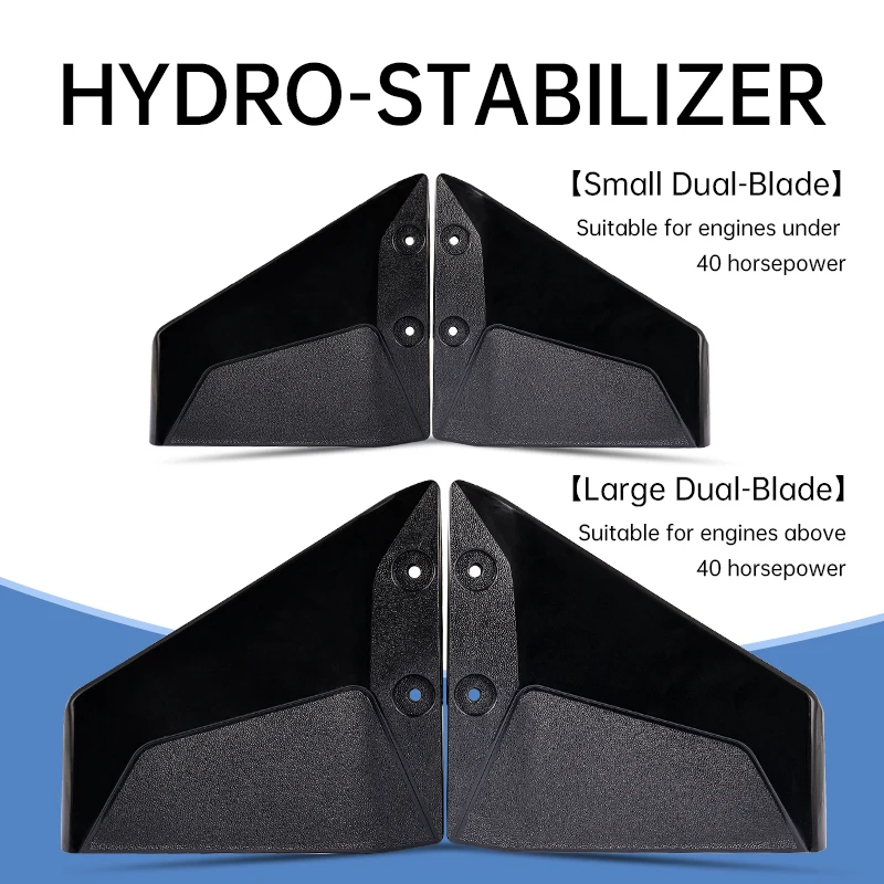 Outboard Hydrofoil Stabilizer, Hydro Stabilizer,Hydro Stabilizer Professional Plastic Hydrofoil Stabilizer Accessory for 4 to Ou