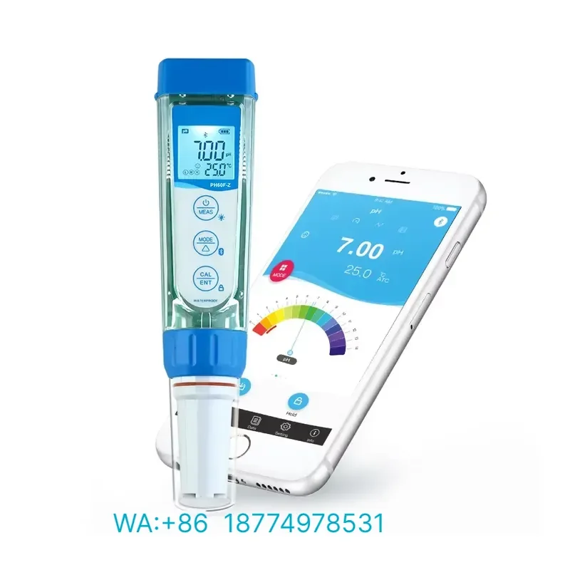 for NADE PH60F-Z Automatic 1 to 3 Points Laboratory Smart Flat pH Tester Kit -2.00~16.00pH for Seamless Water test Experience