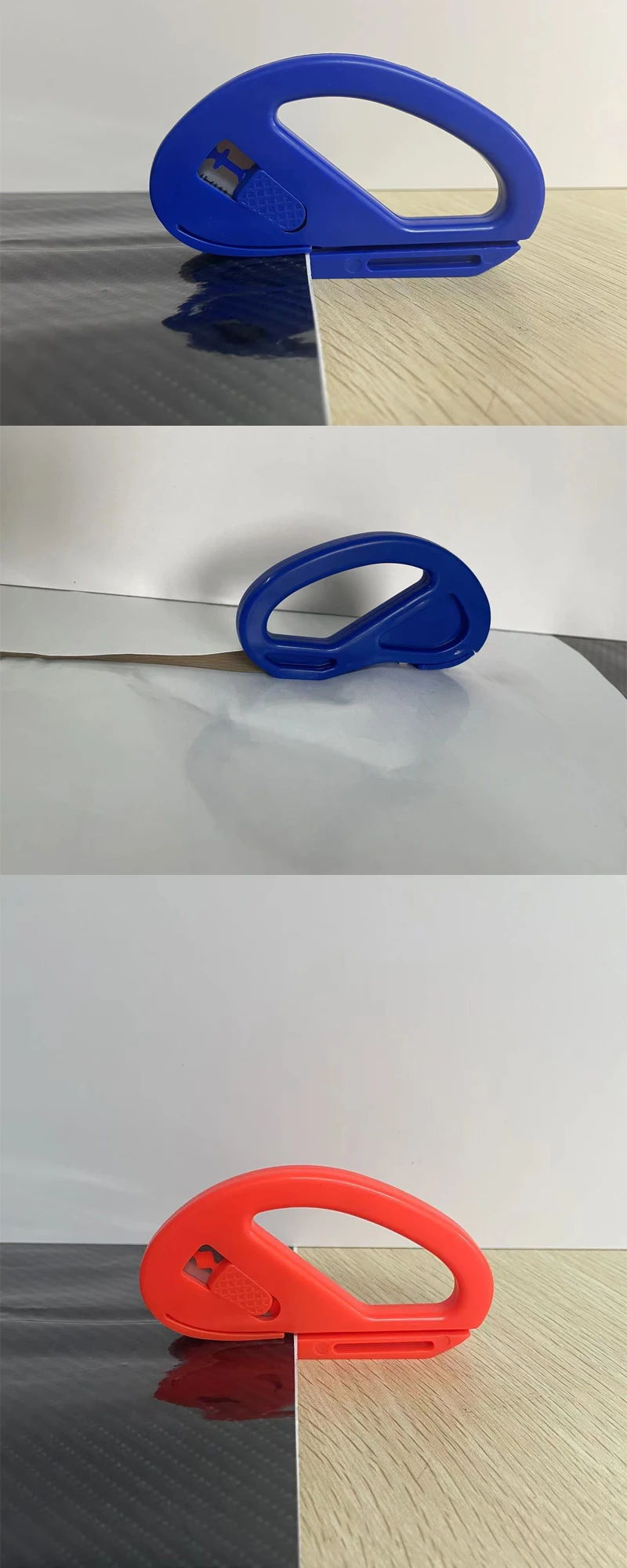 2Pcs Auto Vinyl Wrap Messer Sicherheit Cutter Carbon Faser Vinyl Wrap Film Schneiden Werkzeug Geschenkpapier Cutter für Auto Aufkleber – Detail 3