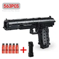 WW2 PPK Desert Eagle Military Series Bricks M92 Pistol USP Gun Model Bricks Building Blocks Toys for Kids Children Boy Gifts