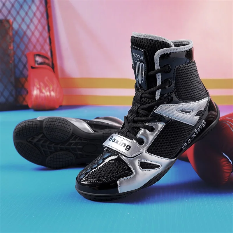 

Men Boxing Shoes Outdoor Training Brand Sneakers Lightweight Fighting Wrestling Shoes Sports Fitness Professional Boxing Boots