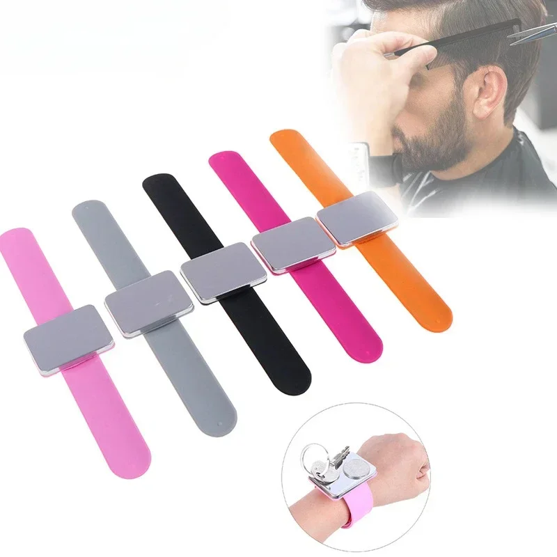 Professional Salon Hair Accessories Magnetic Bracelet Wrist Band Strap Belt Hair Clip Holder Barber Hairdressing Styling Tools