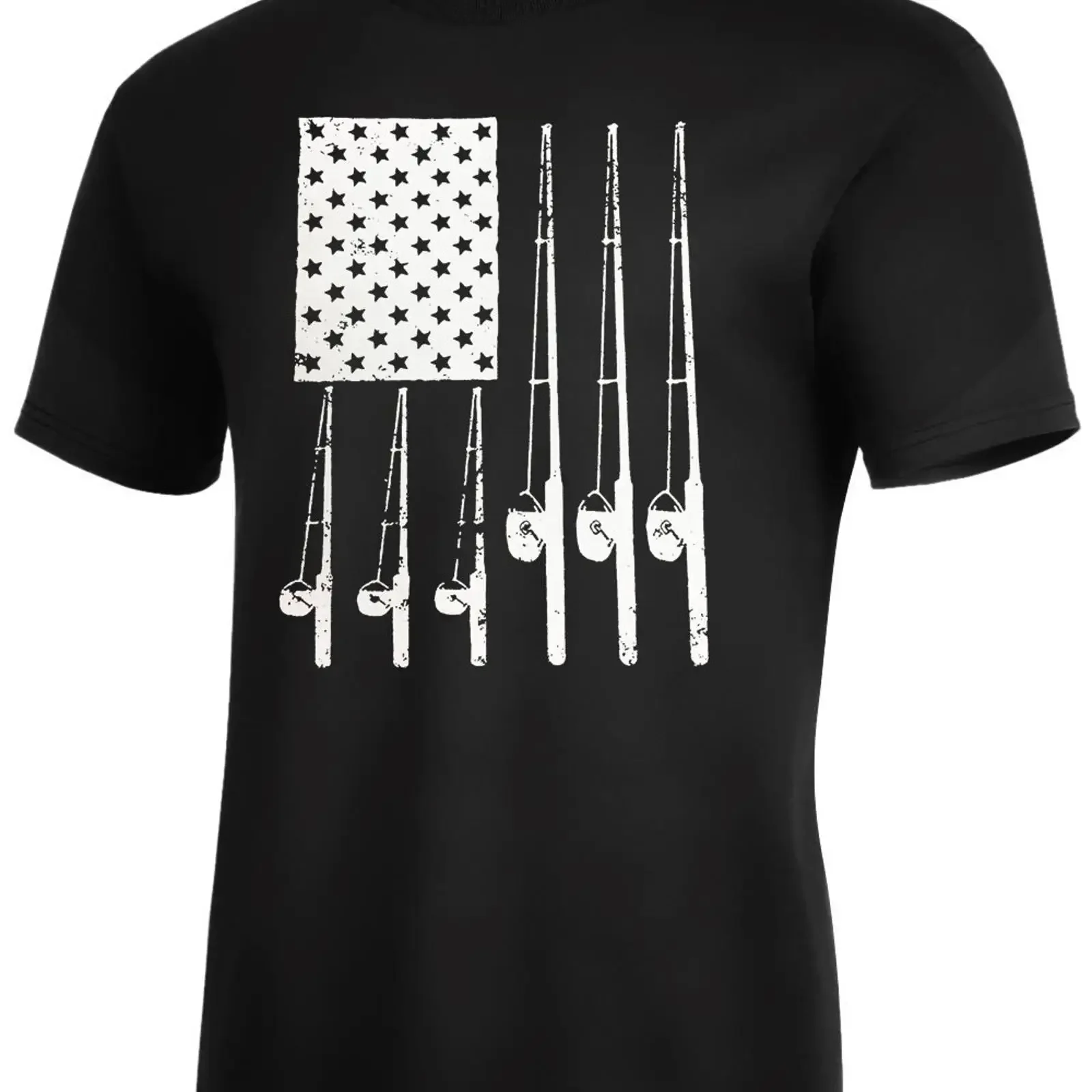 Fishing T Shirt Flag Father Assorted Colors Kids And Adult vintage Washed fashion streetwear designer clothes