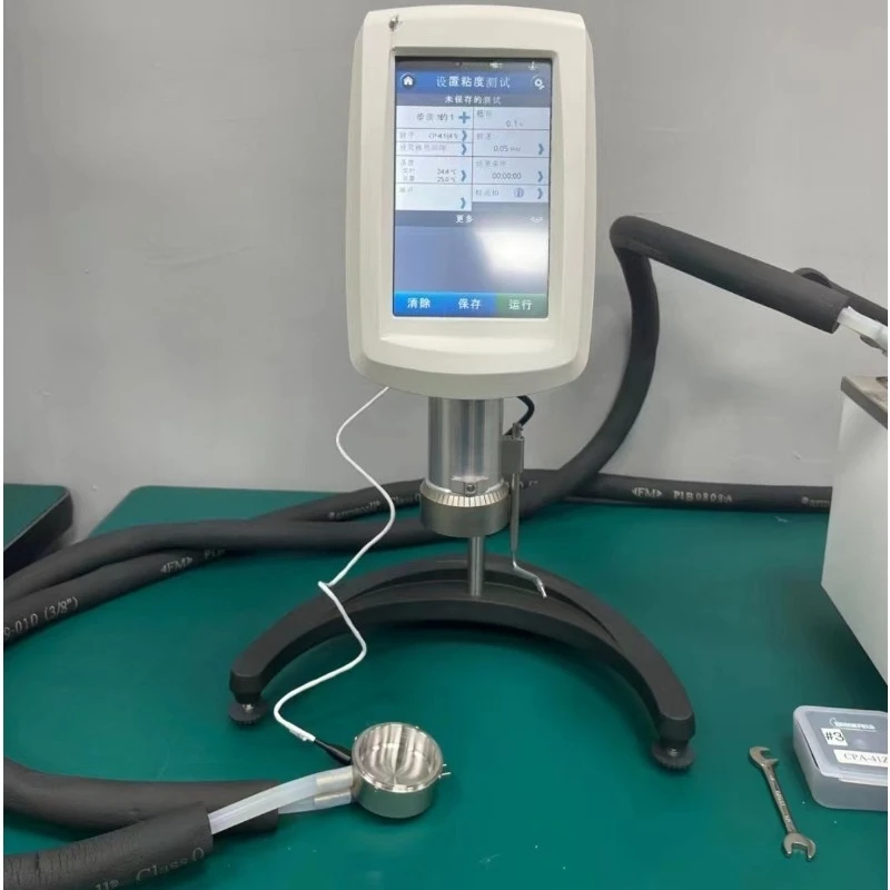 Cone-plate viscometer rheometer, high accuracy