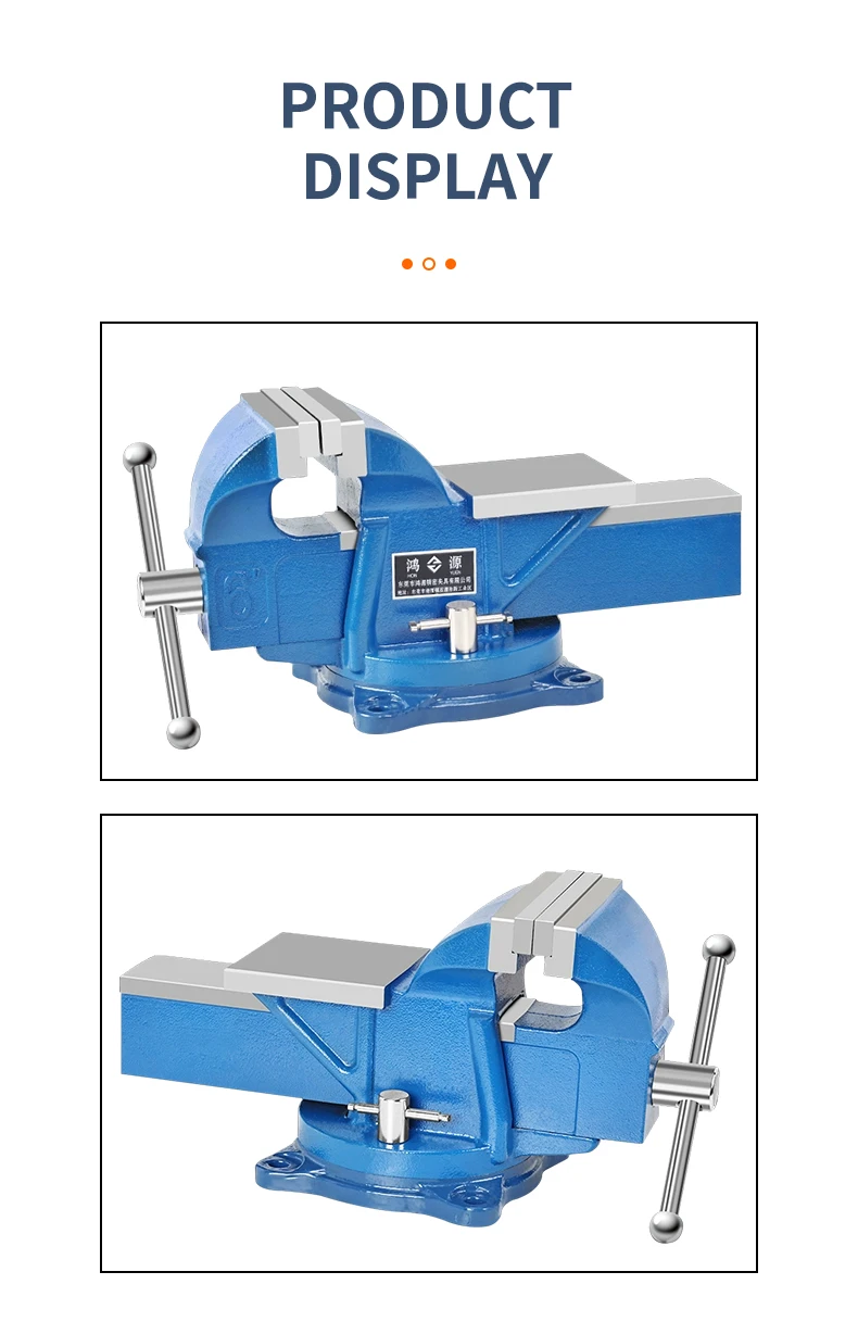 1 STÜCK Hochleistungs-Schraubstock für den Haushalt, kleiner Schraubstock, 6 Zoll, 8,5 kg Werkbank, 360-Grad-Drehung, Flachzange – Detail 11