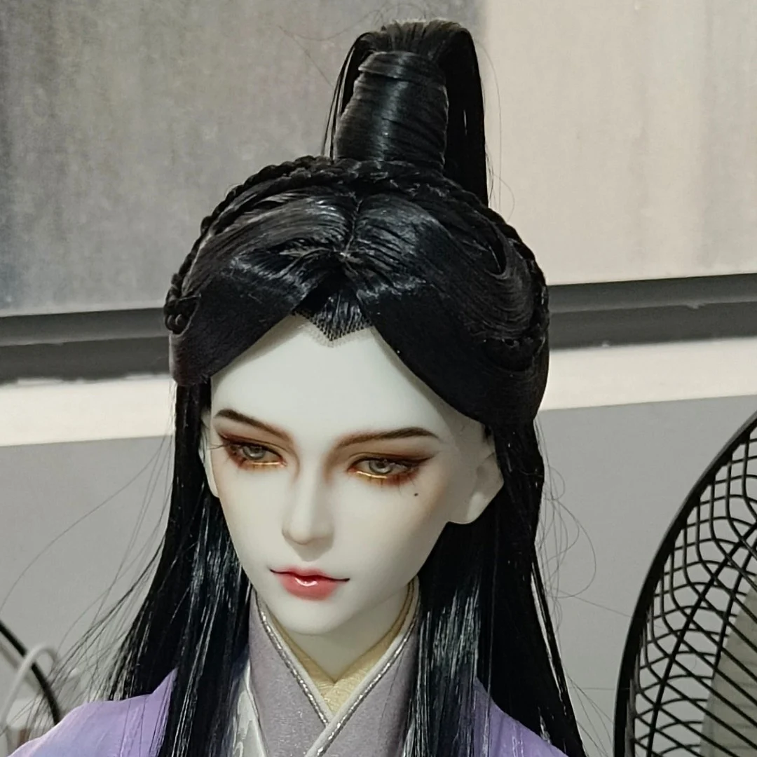 1/3 Scale Ancient Costume BJD Wig Doll Accessories Hanfu Antique Style Hair Retro Samurai Wigs For BJD/SD SD13 SSDF Uncle C1861