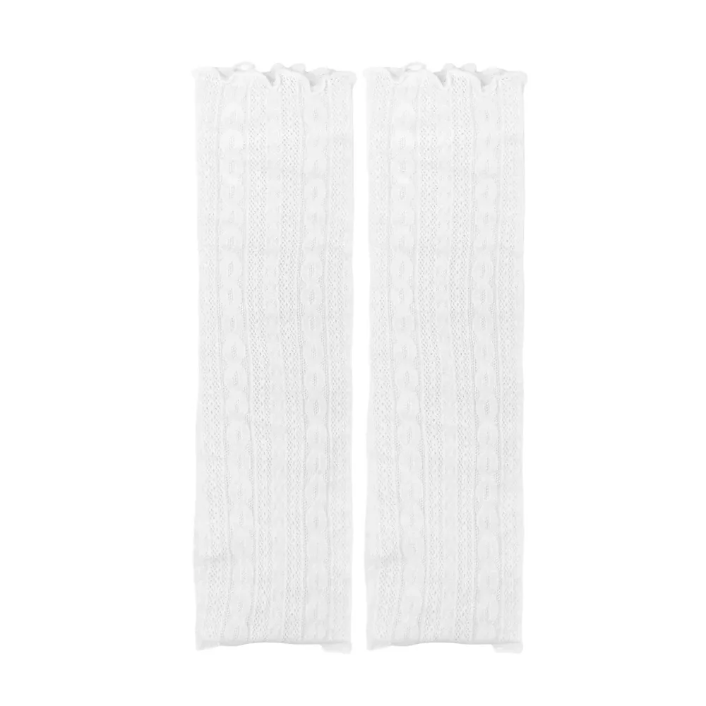 

Fashion Lace Ruffle Lace Leggings Sleeve Cover Mesh Fabric Mesh Leg Warmers Kawaii Style Boot Cuffs Thin Socks Women Wear