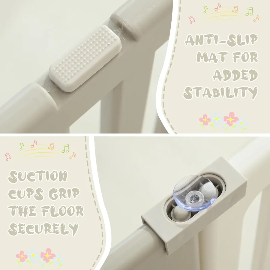 14 painéis caneta de jogo do bebê extra grande cercadinho do bebê dobrável astronautas jogar canetas para bebês e crianças portátil ajustável cerca