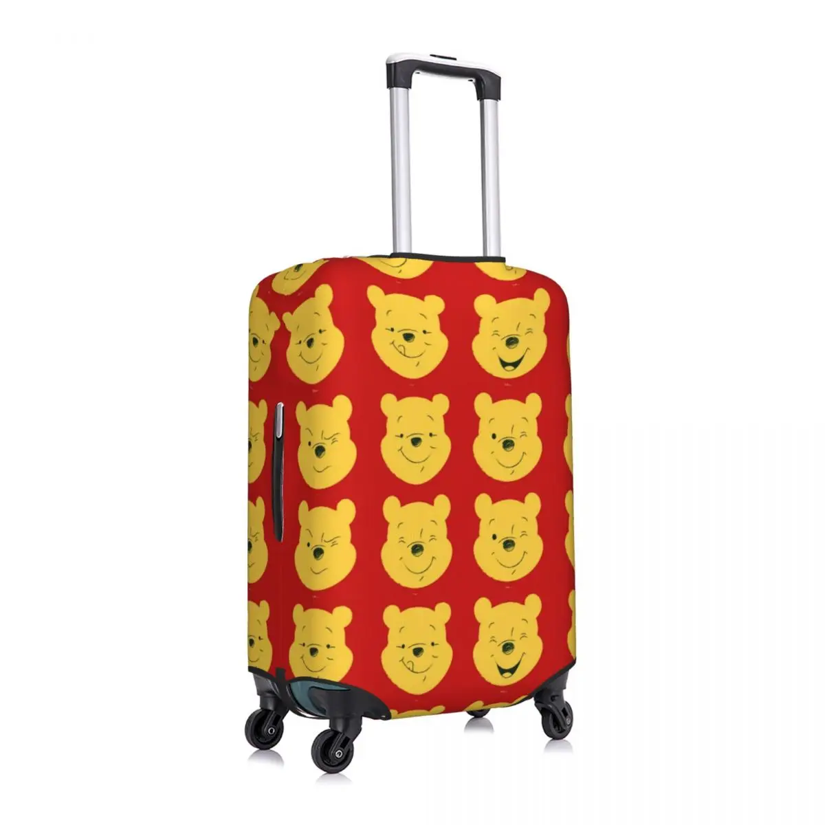 Custom Winnie The Pooh Luggage Cover Cute Cartoon Bear Suitcase Protector Covers Suit For 18-32 inch