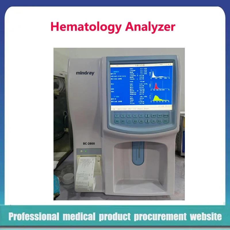 Good performance Mindray BC2800 Hematology Analyzer 3 Part CBC Auto Haemogram Machine Hematology Analyzer Portable