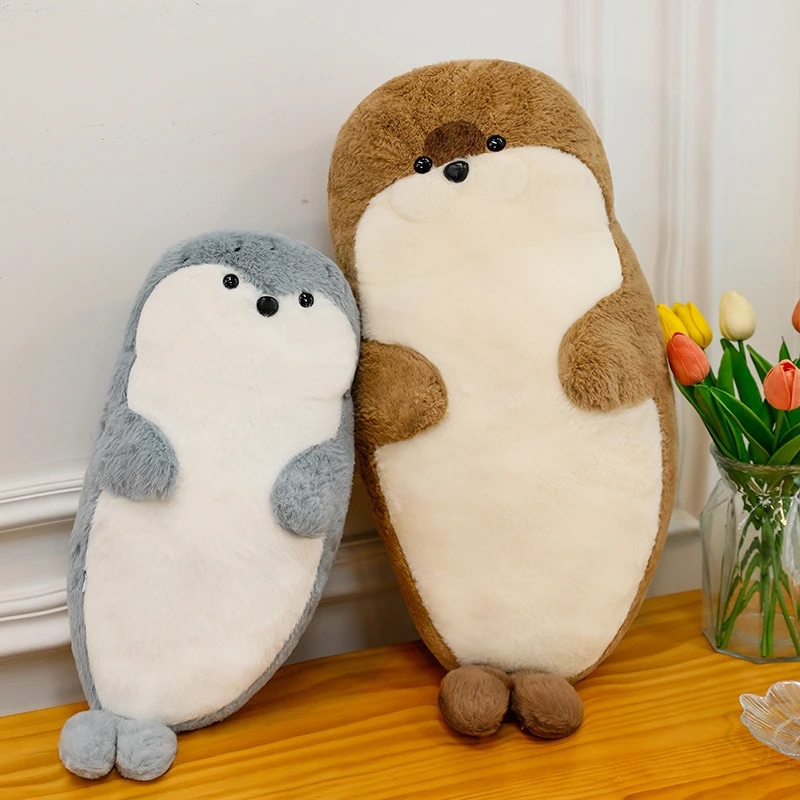 Cute Seal Plush Toy Ocean Animal Pillow Soft Baby Soothing Doll For Girls Gift Comfortable Sleeping Cushion Stuffed Animal