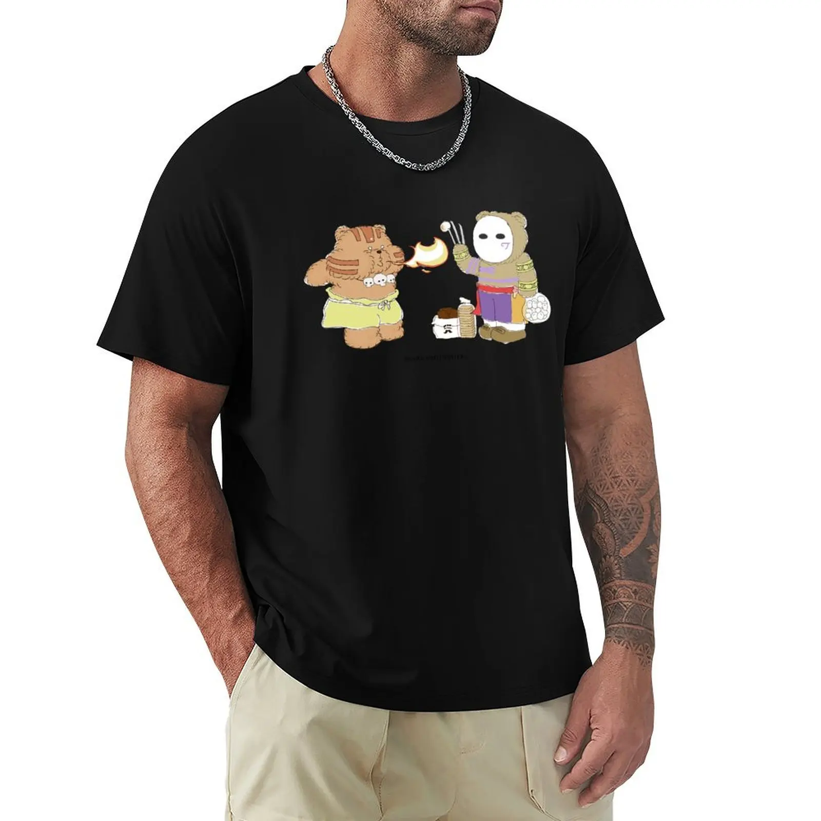 

BEARS and FIGHTERS - Shmore time! T-Shirt Basic Simple Casual Short Sleeve Tee