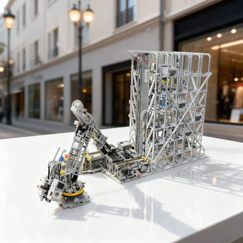8896pcs MOC MINDSTORMS EV3 Logistics Warehouse Crane Robot Conveyors Model Building Blocks Architecture Toy Christmas Gift Craft