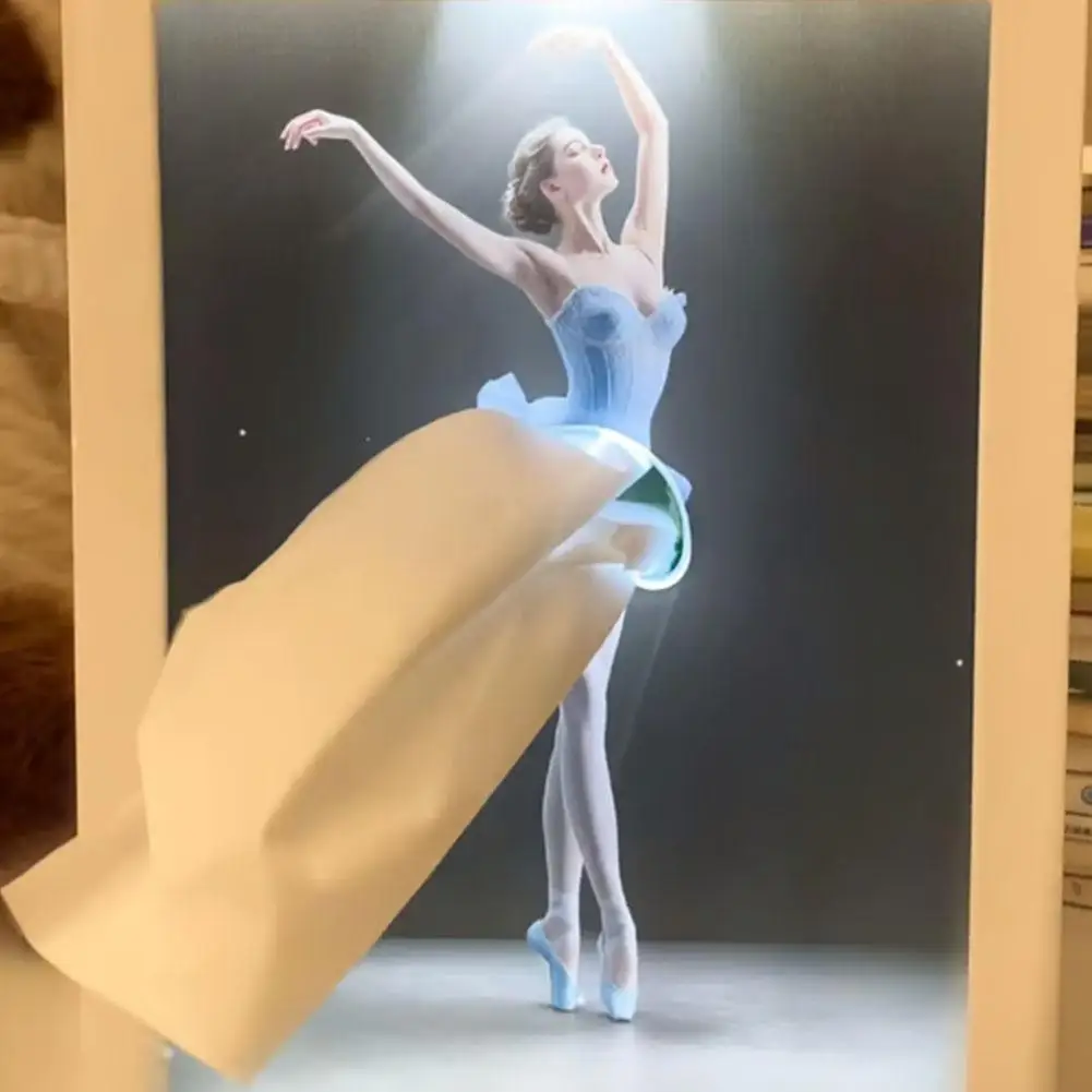 Ballet Girl's Long Skirt Tissue Box With Light Creative Tissue Box Cover Funny Tissue Cover Case Paper Dispenser For Home Office