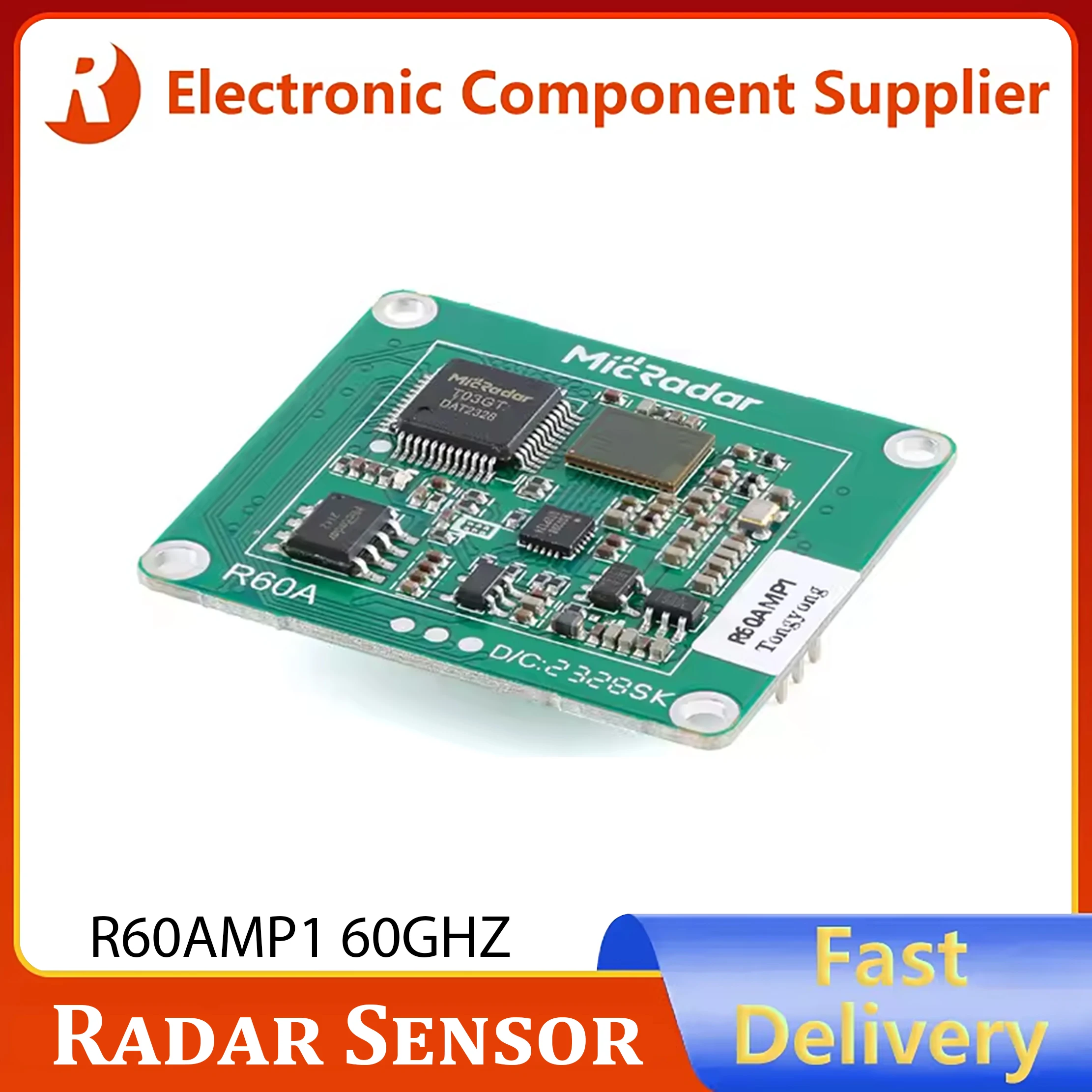 R60AMP1 60GHZ Wave Millimeter Radar Module Multi-person Trajectory Radar Wave Trajectory Track Human presence Induction in Stock
