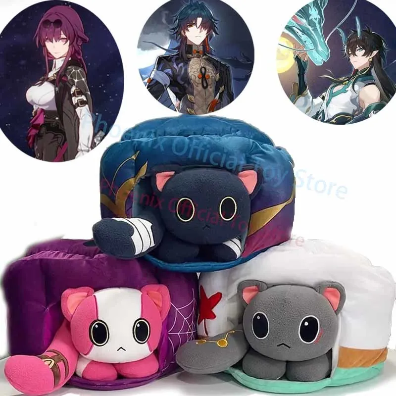 

35cm Honkai: Star Rail 2 In 1 Plush Toy Cute Kafka/Dan Heng/Blade Soft Plushie Anime Cosplay Stuffed Pillow Doll Collection Gift