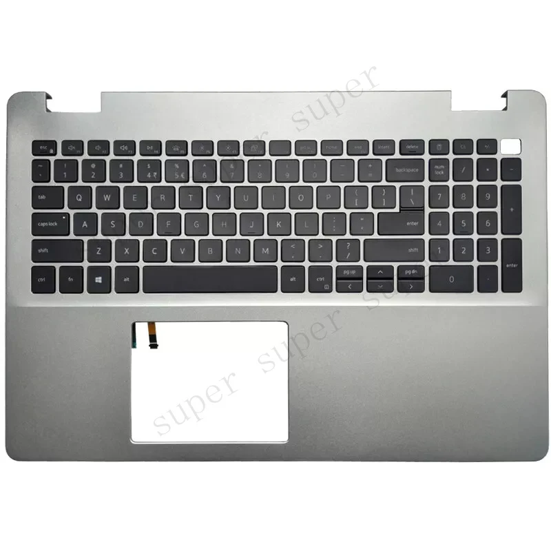 

S+ NEW For DELL Inspiron 15 5000 5593 US Keyboard Upper Palmrest Cover Laptop 7G0RN