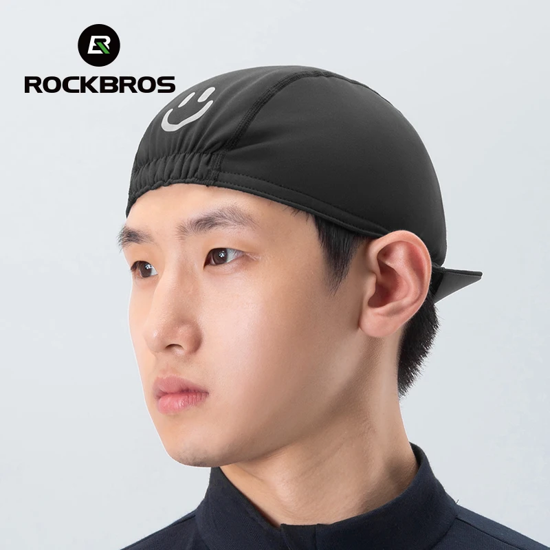 ROCKBROS Zimowa czapka kolarska Cieplejsza czapka Wiatroodporna czapka termiczna Wyściółka do kasku Mężczyźni Kobiety Outdoor Running MTB Road Bike Nakrycie głowy Kapelusz — zdjęcie 7