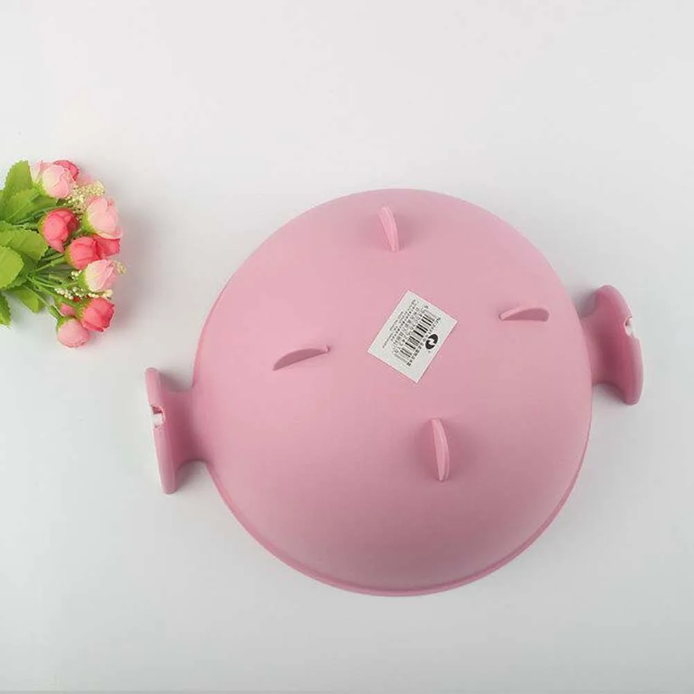 

2-In-1 Large Pink Plastic Colander Bowl Set Detachable Washing Strainer For Kitchen Drainage Bpa Free Pp Material Space Saving