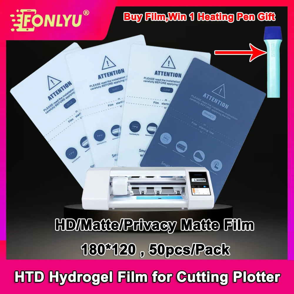 

FONLYU HD MATTE Privacy Frosted Protection Flexible Hydrogel Film Mobile Phone TPU Screen Protective Film For Cutting Machine