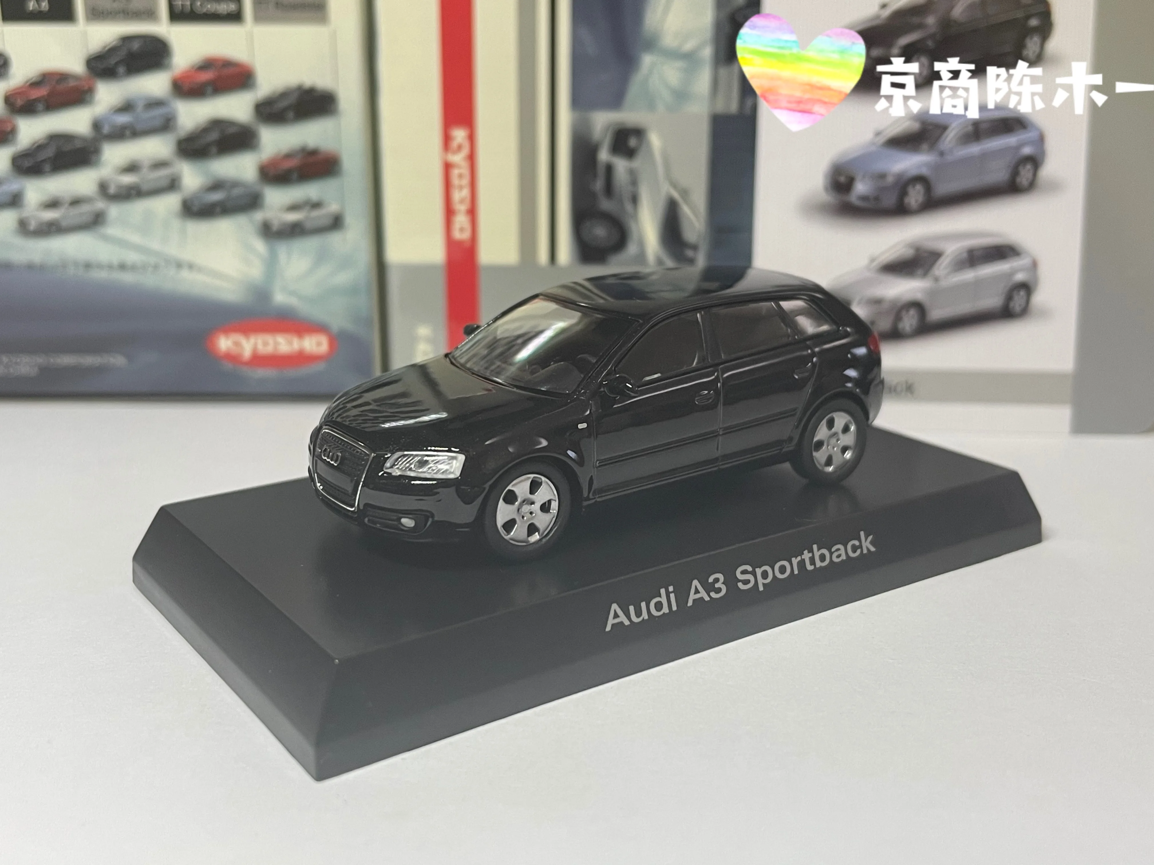 1/64 Kyosho for Audi A3 Sportback Collection of die-cast alloy car decoration model toys