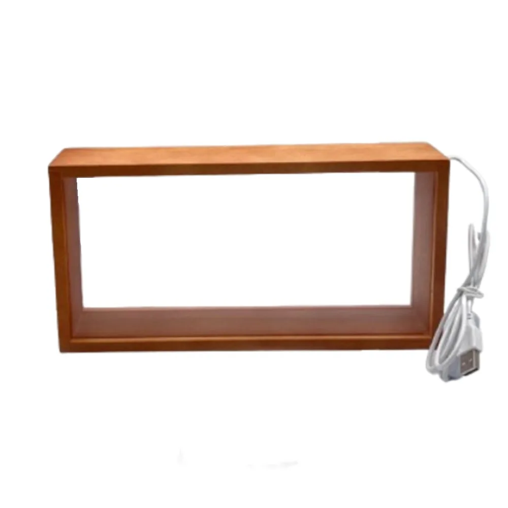 Decorative Creative Shadow Box Frame DIY Empty 3D Picture Frame Double-Sided Display Rectangle Display Stand Wedding Gift