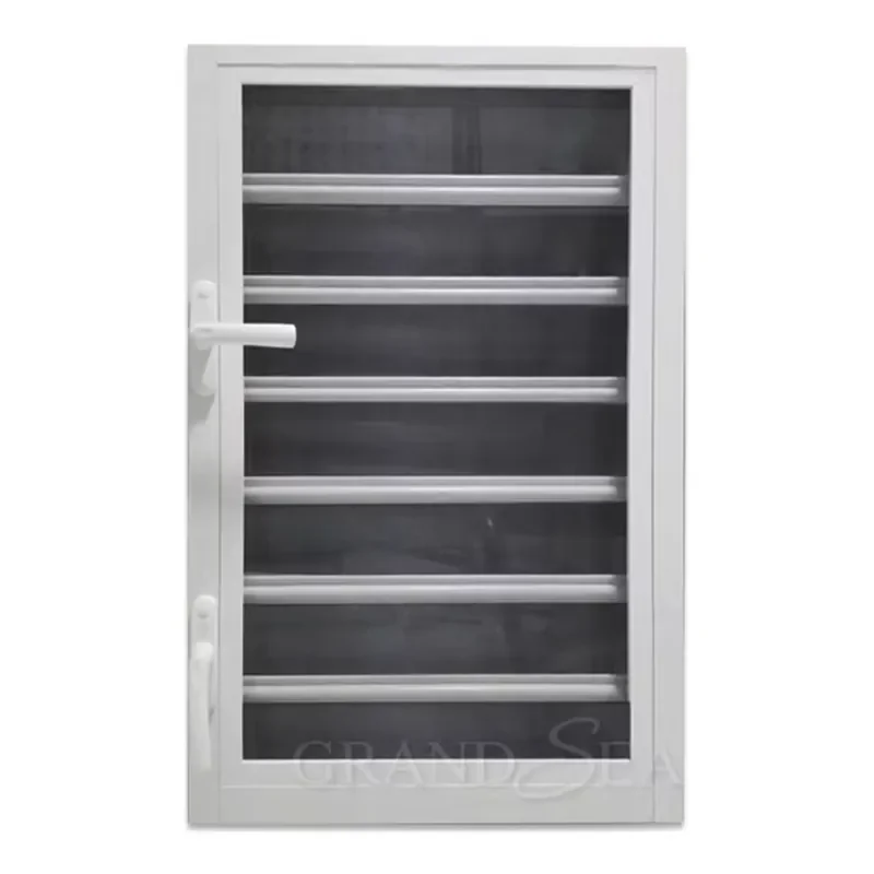 Aluminium Profile Manufactures Making Blind Aluminum Louver Window Sliding Modern Design Residential & Hotel Use Soundproof