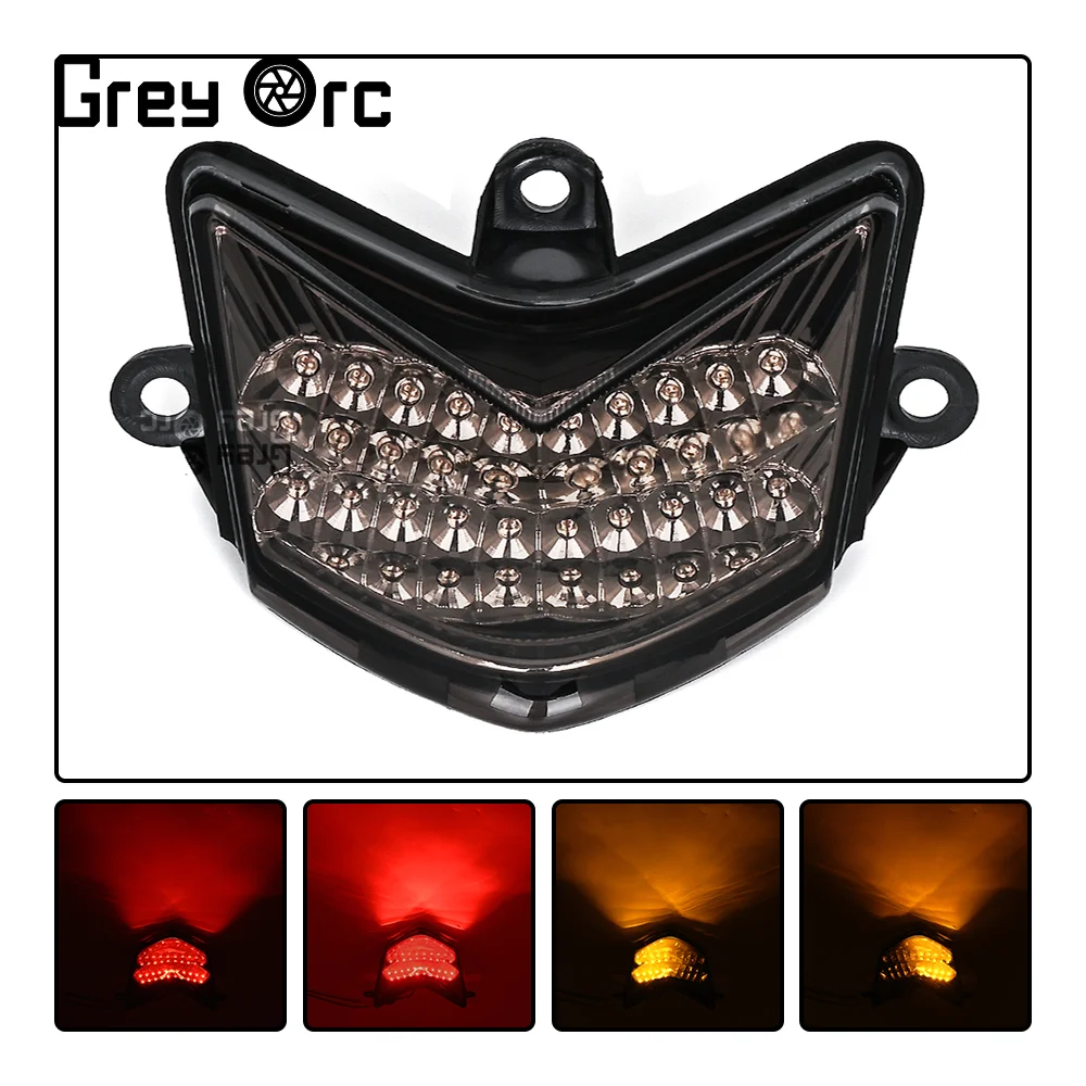 

For Kawasaki Ninja ZX10R ZX-10R ZX 10R 2004 2005 Integrated LED Taillight Rear Tail Light Brake Turn Signals Light