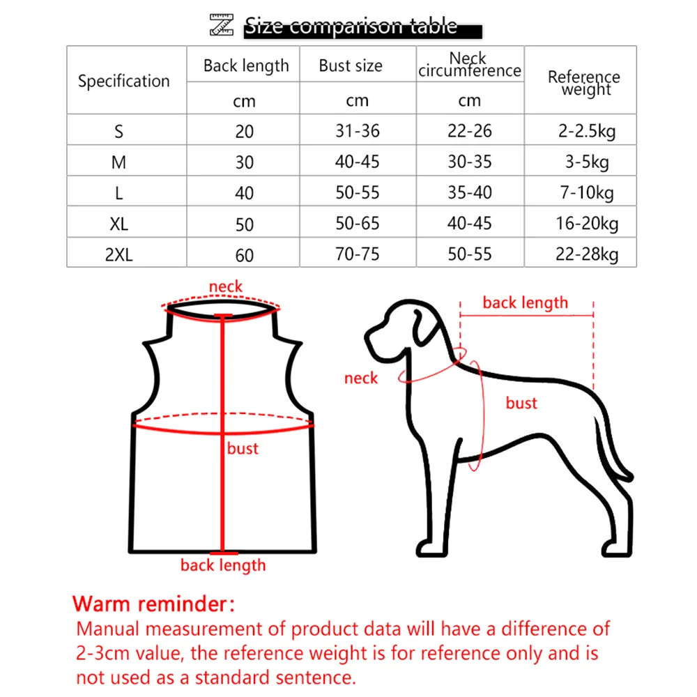 معطف شتوي للكلاب سترة دافئة مقاومة للرياح للطقس البارد، ملابس بيجامات بياقة مدورة للجرو مع شريط عاكس للكلاب الصغيرة والمتوسطة