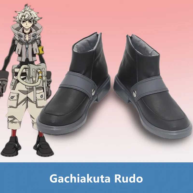 

Gachiakuta Rudo Surebrec Cosplay Costume Shoes Handmade Faux Leather Boots Carnival Party Halloween Boots
