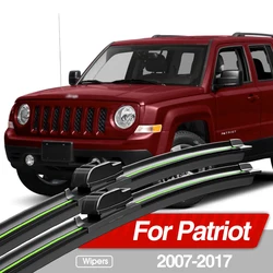 For Jeep Patriot MK74 2007-2017 Front Windshield Wiper Blades 2pcs Windscreen Window Accessories 2008 2009 2011 2012 2014 2016