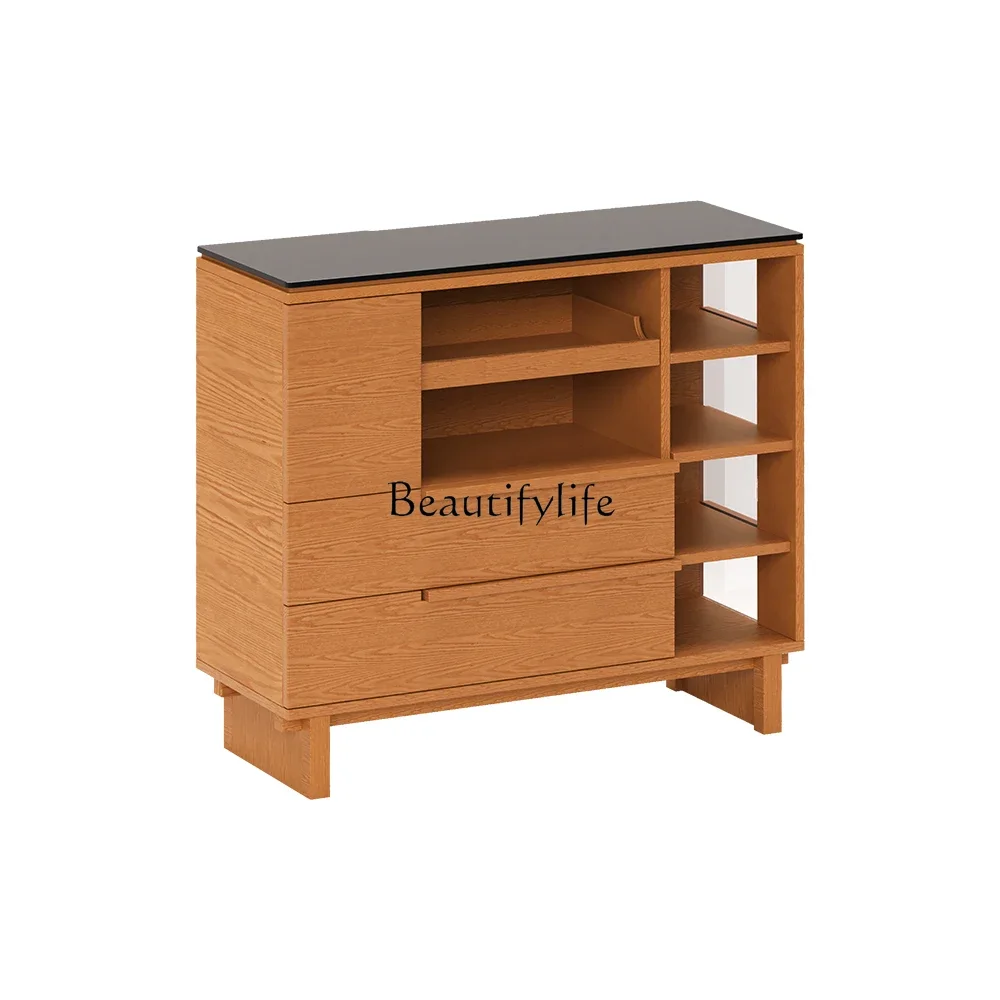 

ls 04Medieval style kitchen, coffee cabinet, living room against the wall, integrated storage locker