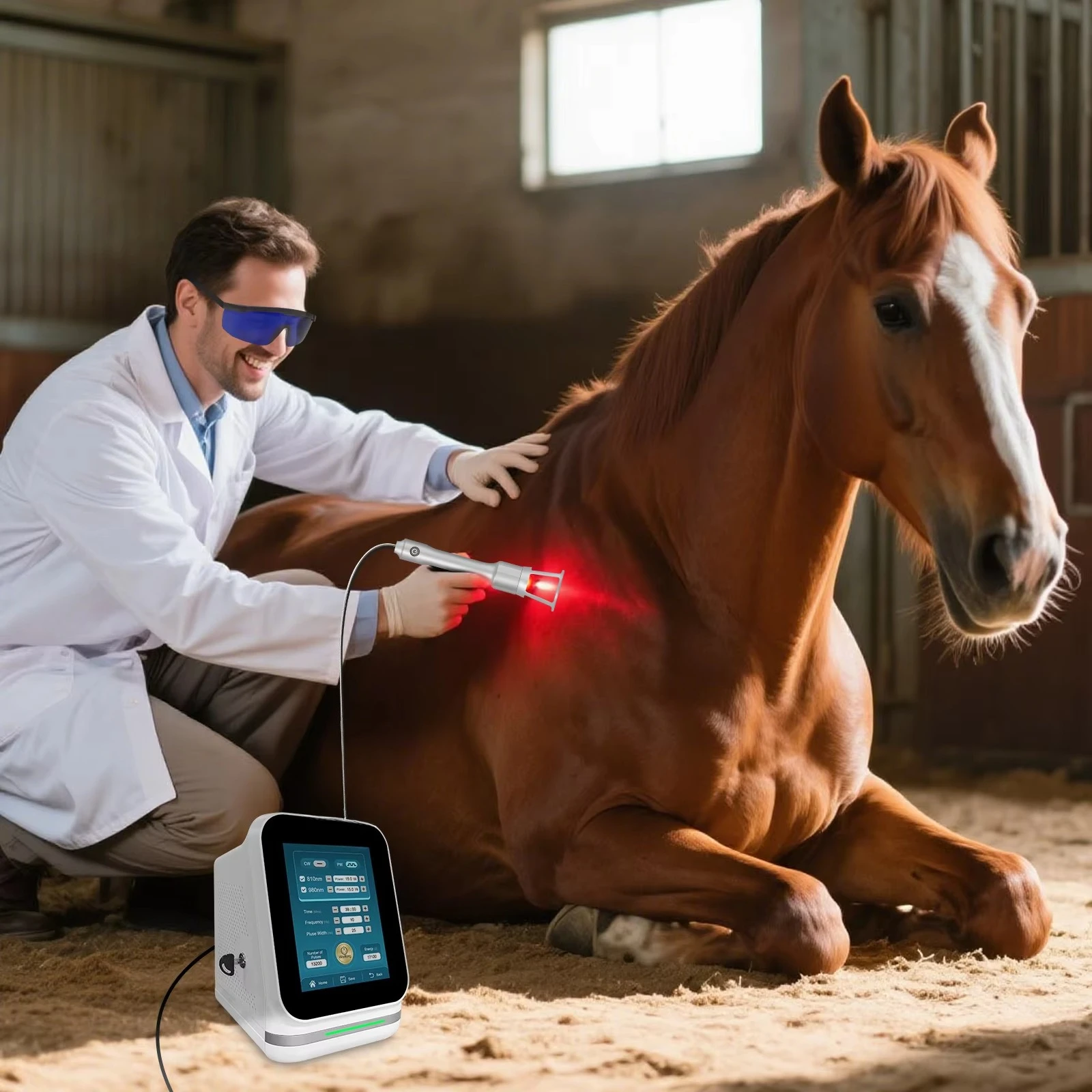 ZJKZ Professional Veterinary Infrared Phototherapy Equipment 10W-45W Class IV Cold  Therapy for Dog Horse Pain Relief