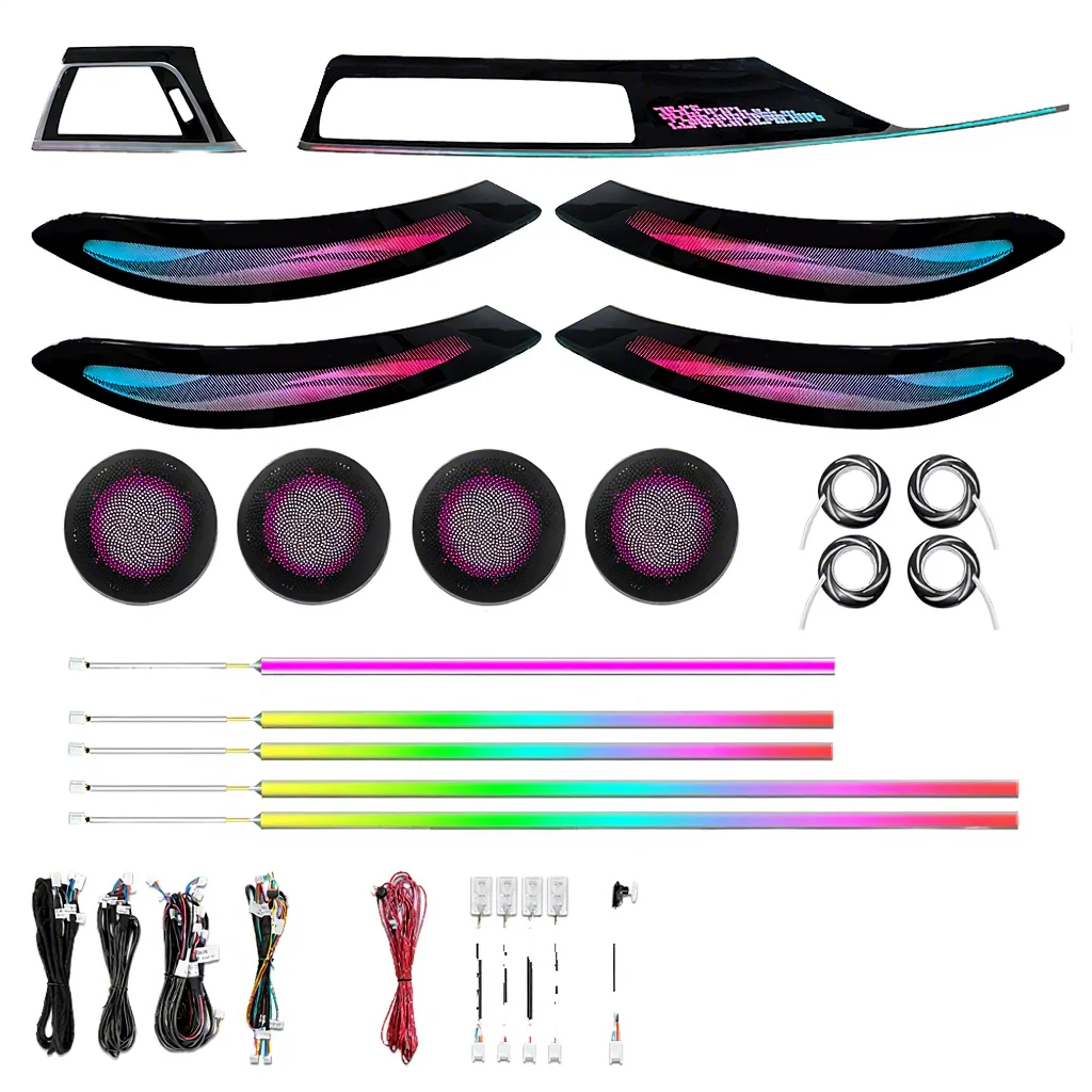 

For BMW F30 3 Series 3GT 4 Series Dashboard Trim Upgrade Kit Ambient LED Light For Interior With F34 F36 Trim Accessories