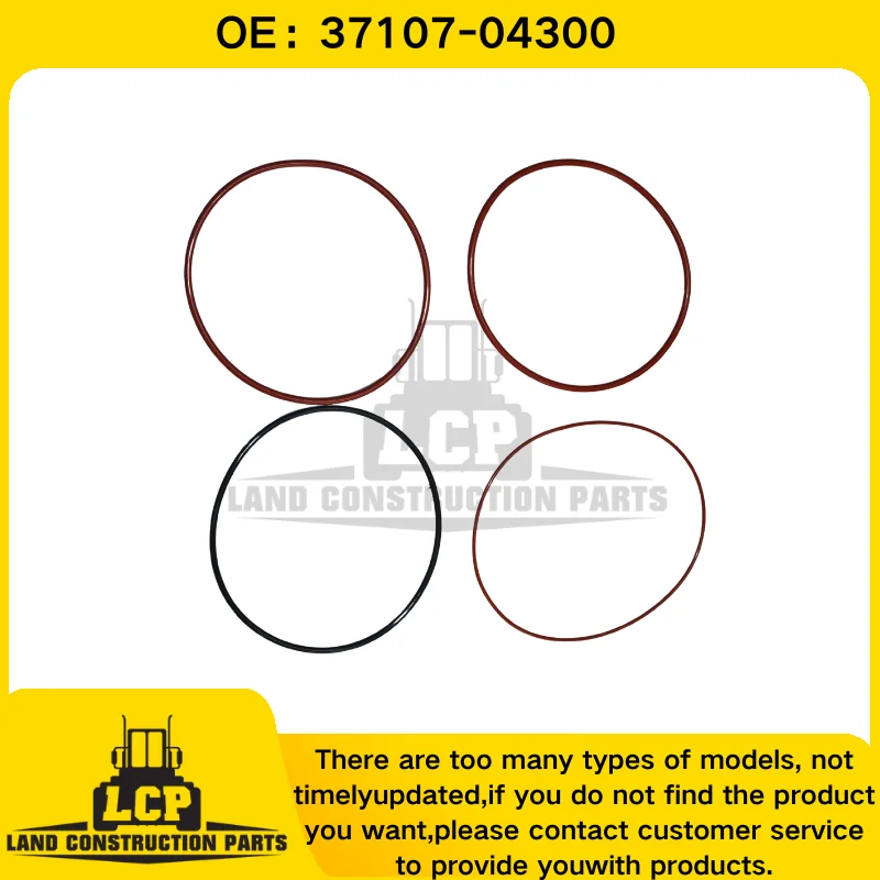 4 pcs Cylinder Liner O-Ring, P/N 37107-04300 / 37107-04201 / 37507-32400, for S6R2-T2MTK3L Engine.