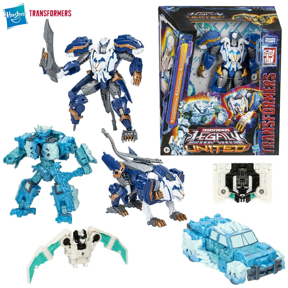 

[In-Stock] Hasbro Transformers Legacy United Thundertron & Nightstrike & Calcitron 3-Pack-Set Collectible Figure Model Toy Gifts