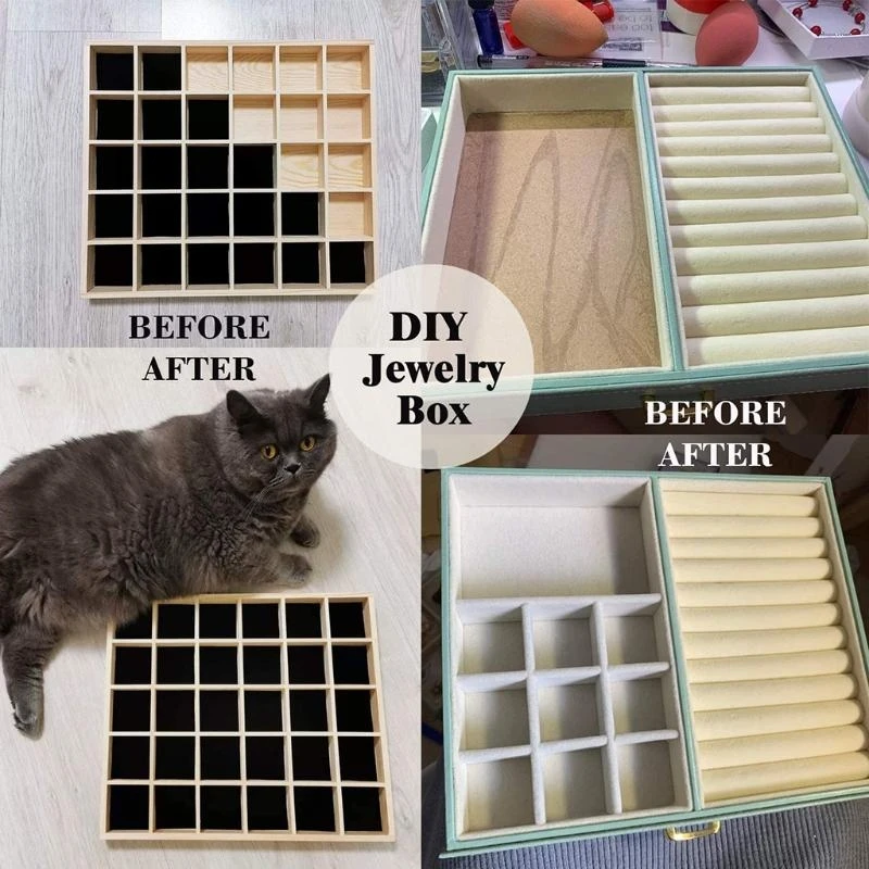 

1 Roll Self-adhesive Flock Liner Jewelry Drawer Contact Paper Craft