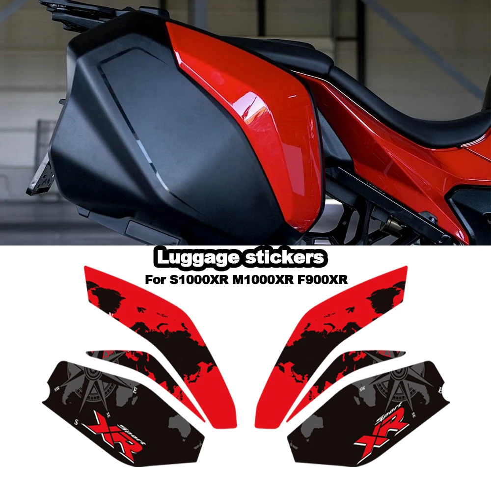 

For BMW S1000XR M1000XR F900XR 2022 2023 2024 Motorcycle Luggage case Side Trunk Panniers suitcase stickers protection kit