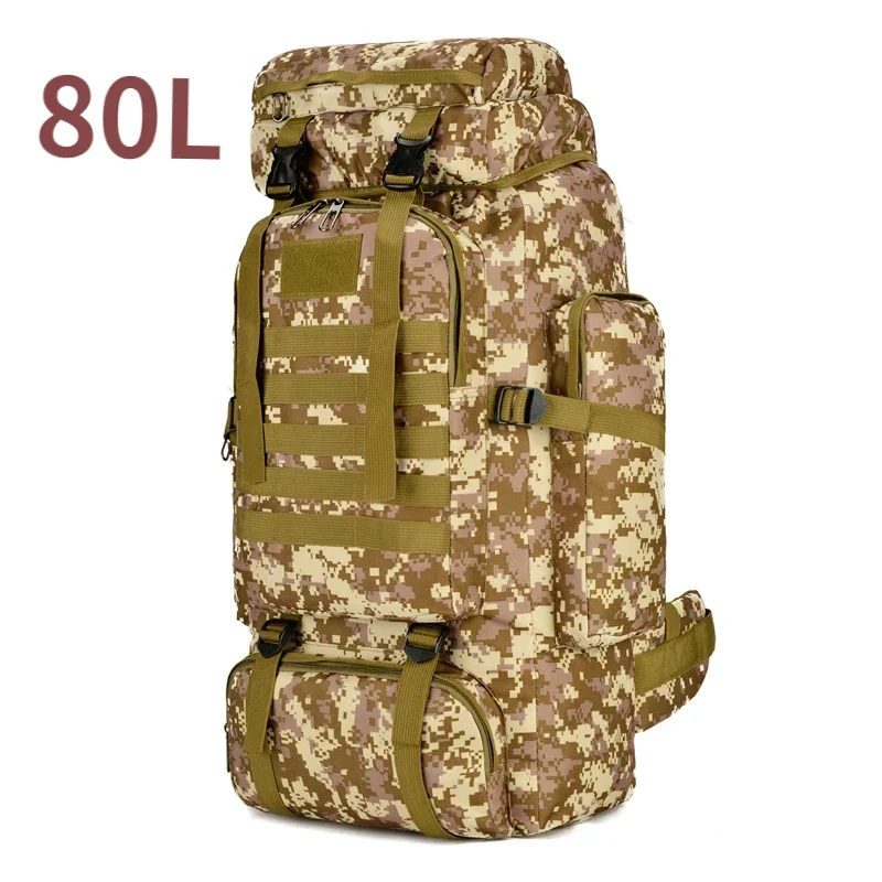 Thuram 80L/100L Bergsteigen Tasche Klettern Tasche Taktische Rucksäcke Große Rucksack Im Freien Wandern Camping Reisetaschen 4